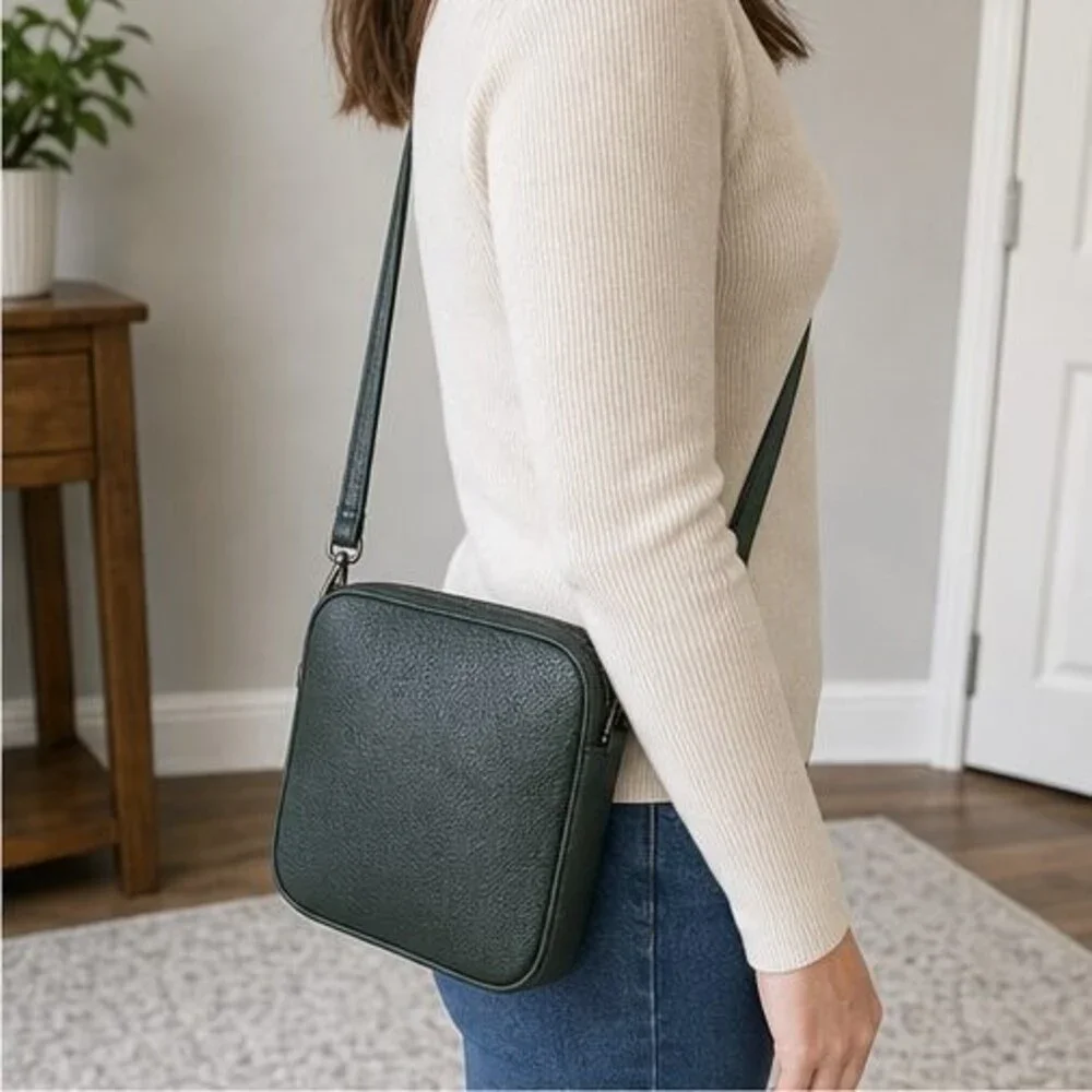 Sand Pebbled Crossbody Bag
